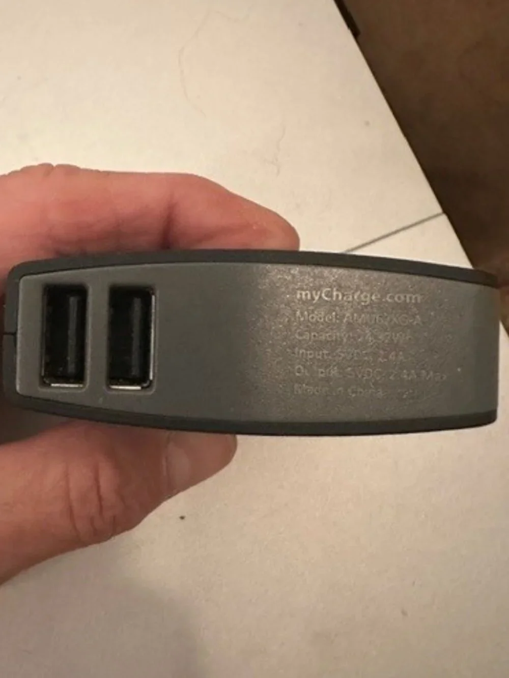Manual myCharge AMU67KG AmpMax Portable Charger